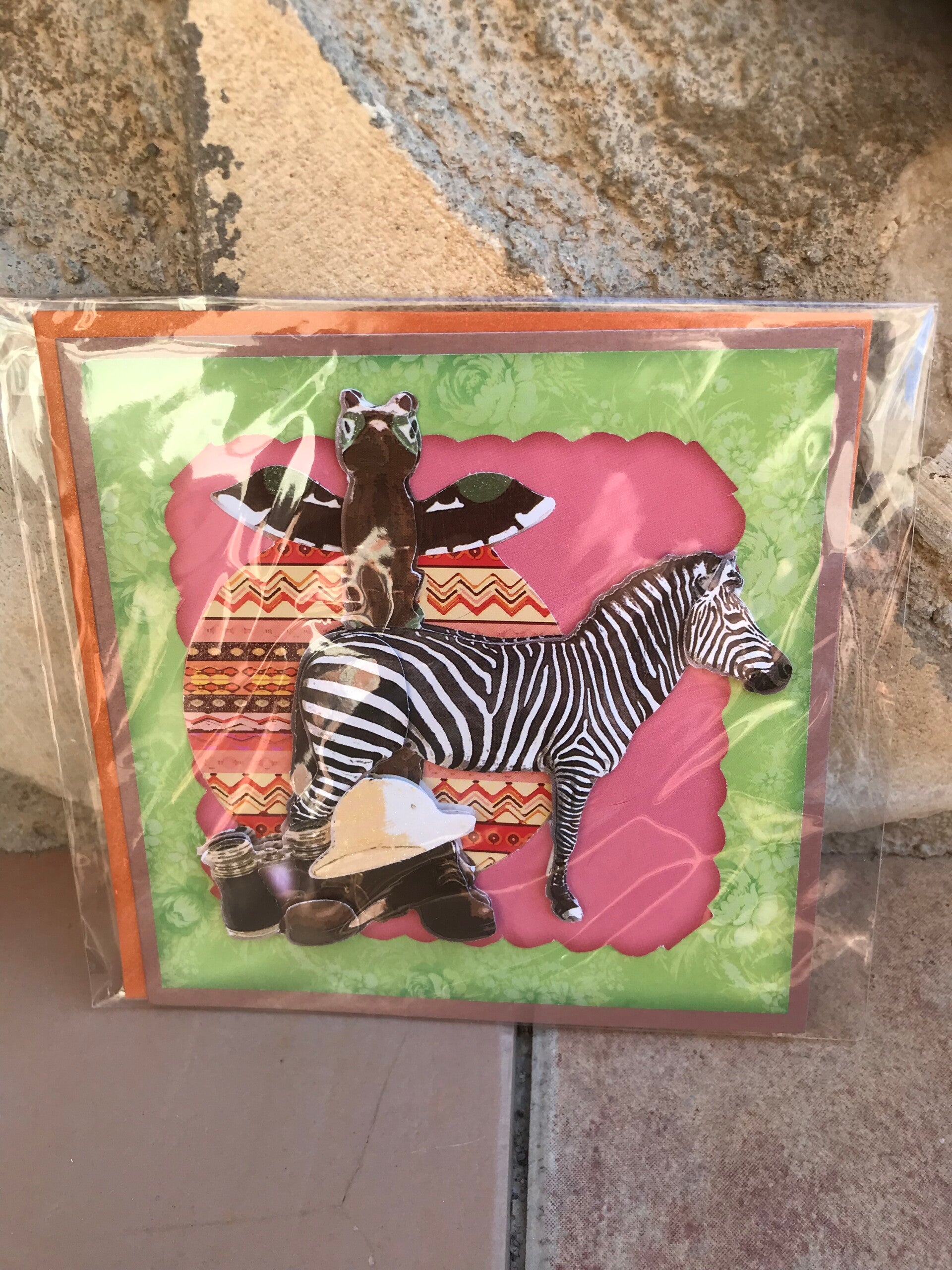 Handmade card animal
