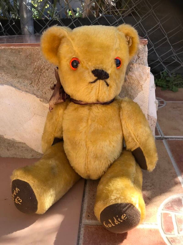 Handmade bear Goldie