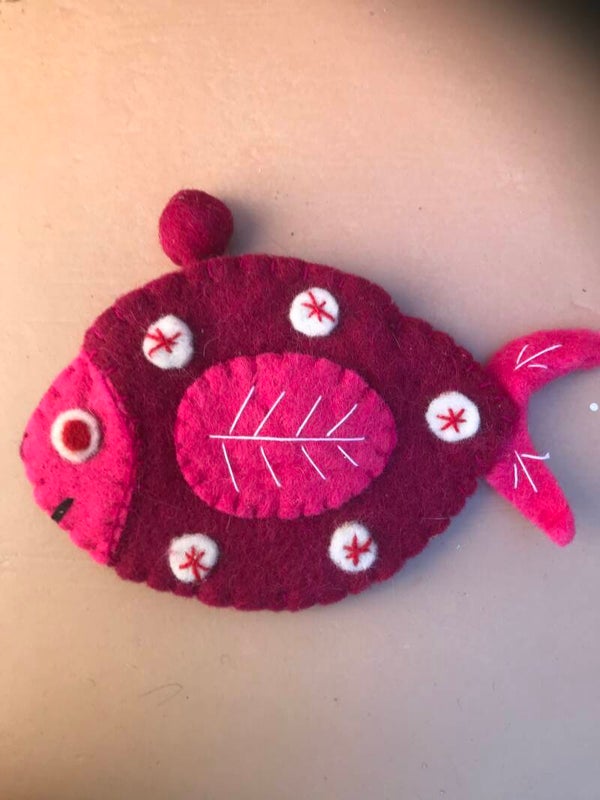 Wallet fish vilt from Nepal