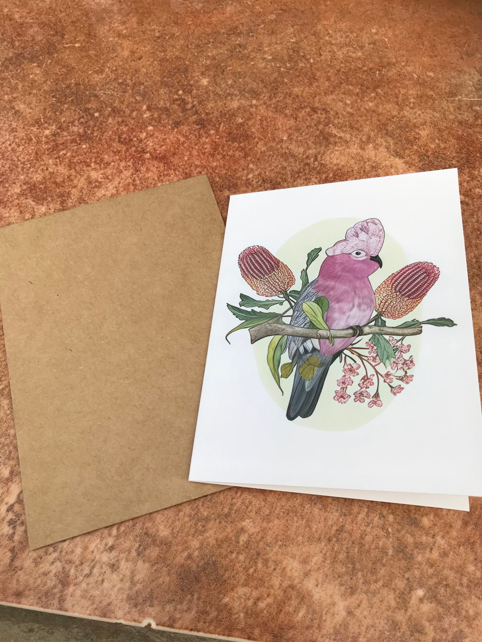 Card australian bird nr 4