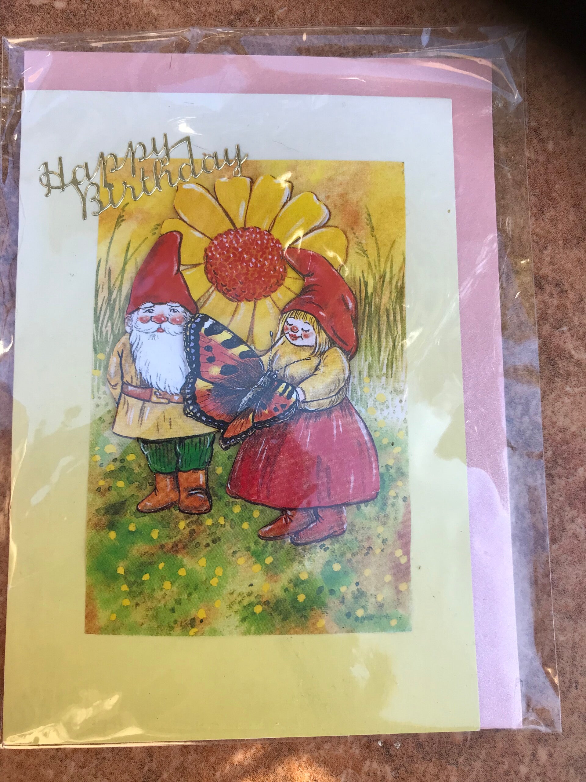 Handmade card dwarf