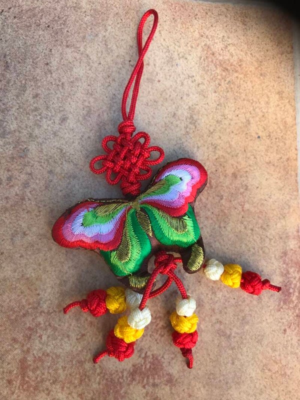 Lucky charm from Nepal butterfly