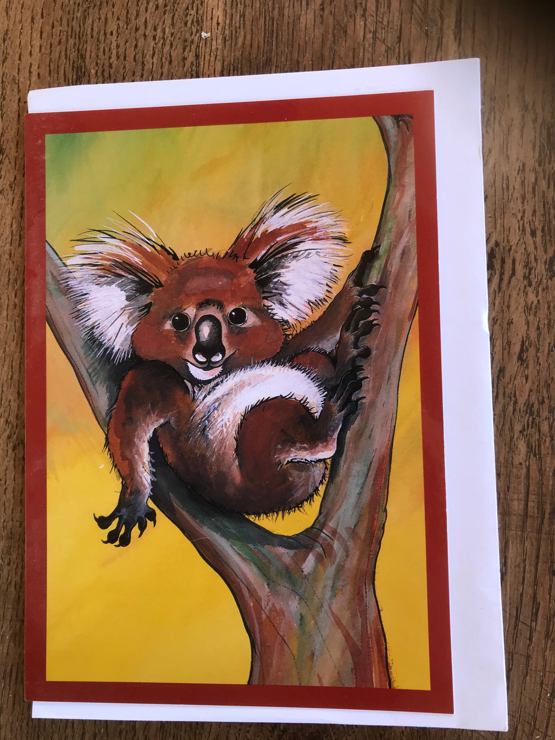 Card Koala from Australian