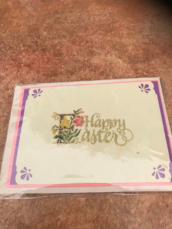 Handmade card happy eastern.