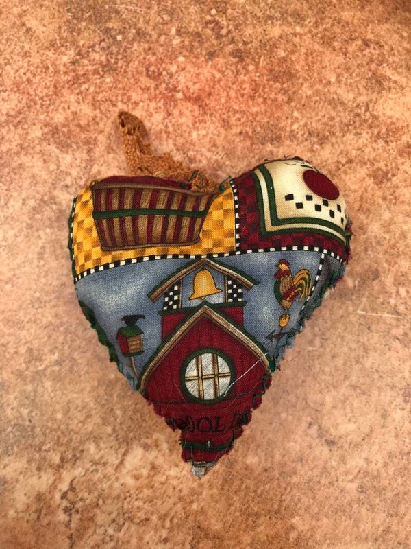 Handmade heart .