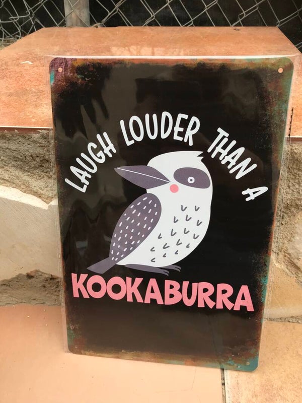 Kookaburru wall plate  20 by 30
