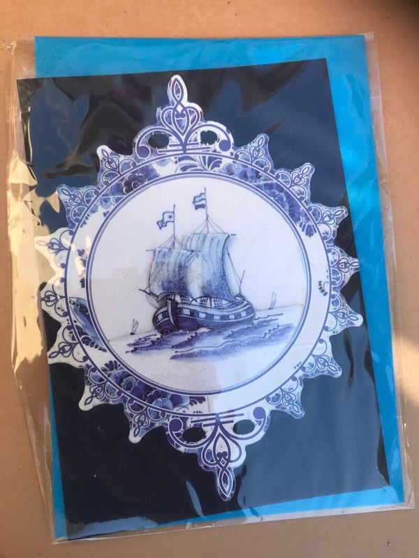 Handmade card Dutch design