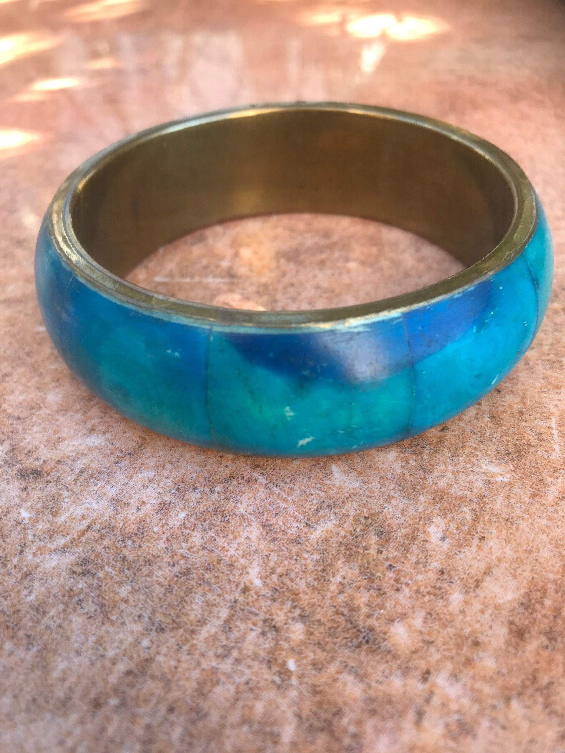 Blue/green bracelet