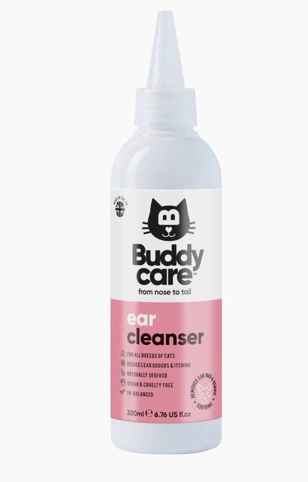 Buddycare Cat Ear Cleaner - 200ml / 6.76 Fl oz