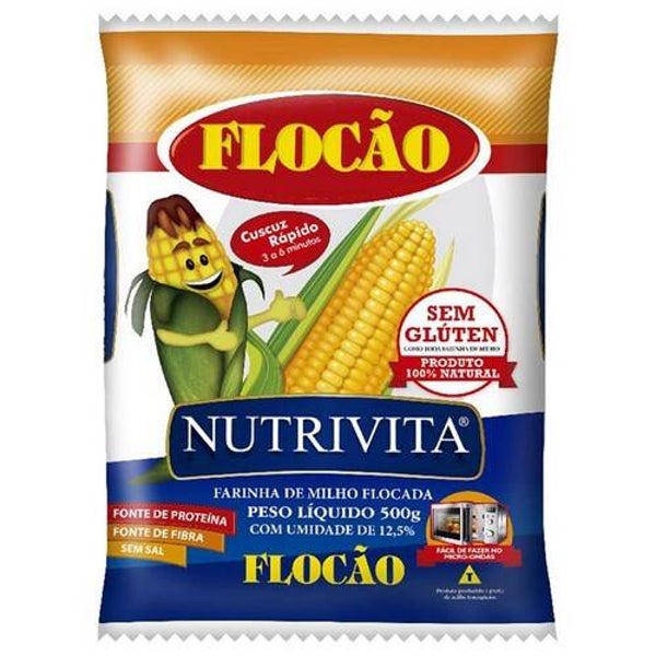 FLOCAO DE MILHO NUTRIVITA 500GR