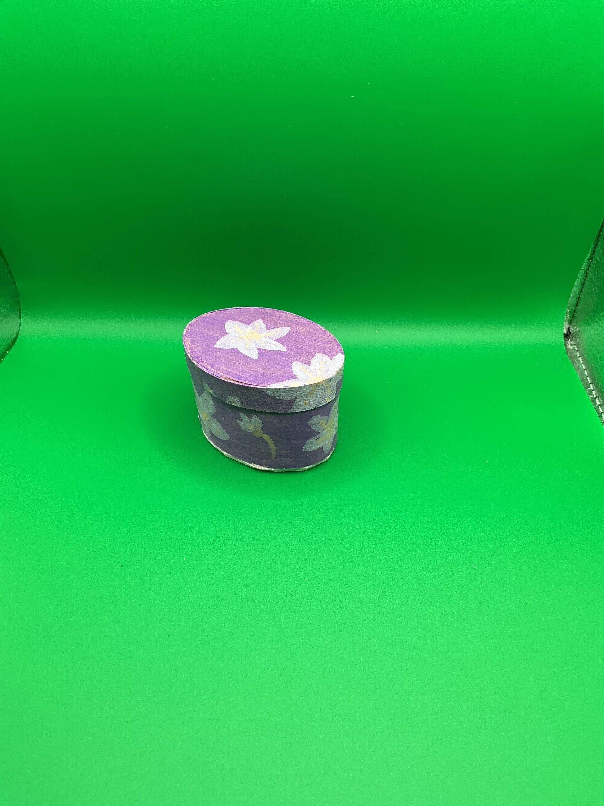Mini caja pintada a mano – Detalle floral DISEÑO  8
