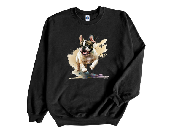 rennende frenchie bont | sweater