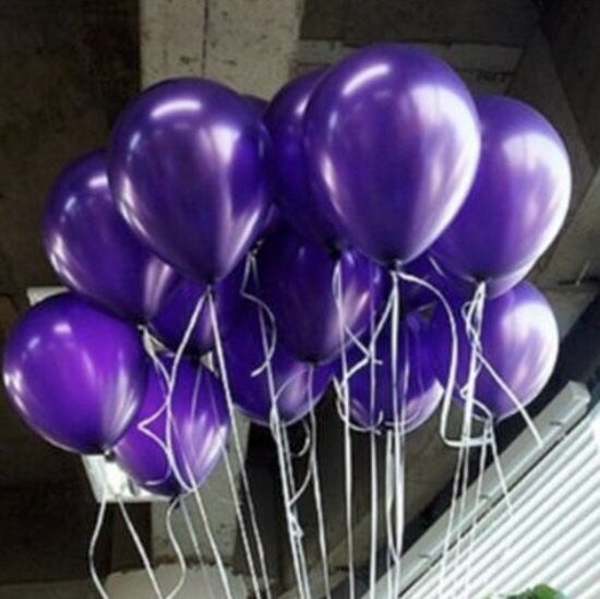 Luxe Ballonnen Paars - 25 Stuks