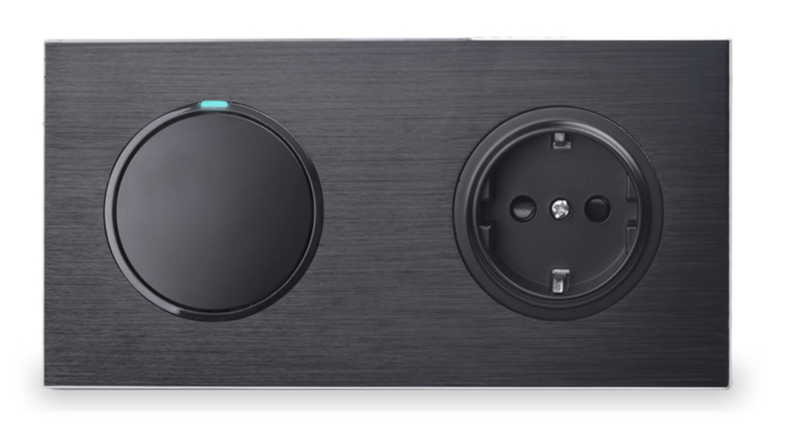 Design muur schakelaar 1 lichtschakelaar 1 stopcontact