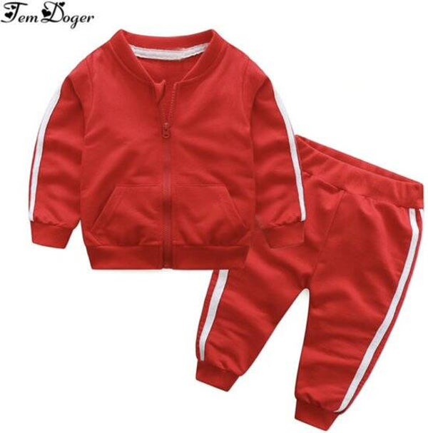 Joggingpak rood | 18-24 mnd | 2delig kledingset