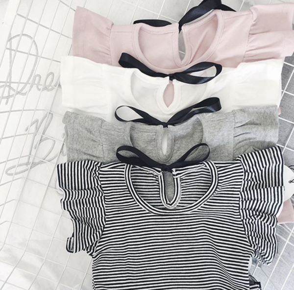 T-shirt Strik Ruche Meisjes | Peuter Kleuter - Premium Quality!