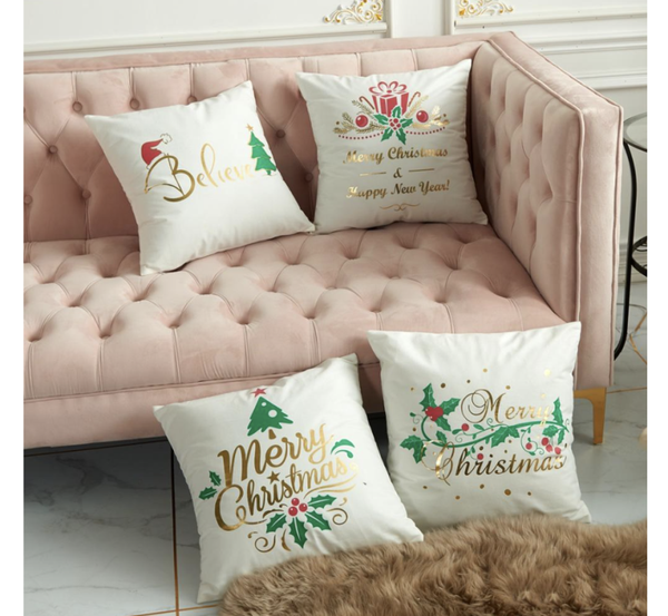 Kerst Kussenhoezen 45x45cm | Merry Christmas Vrolijk Kerstfeest Gift Huis Decoratie Kerst Kussen
