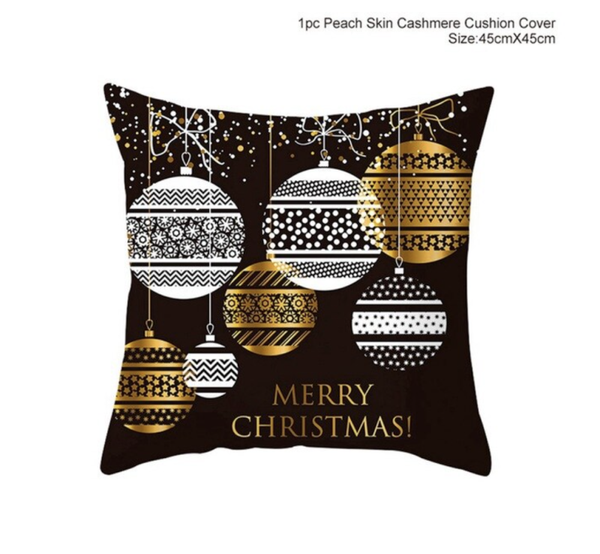 Kerst Kussenhoes 45x45cm | Merry Christmas Vrolijk Kerstfeest Gift Huis Decoratie Kerst Kussen