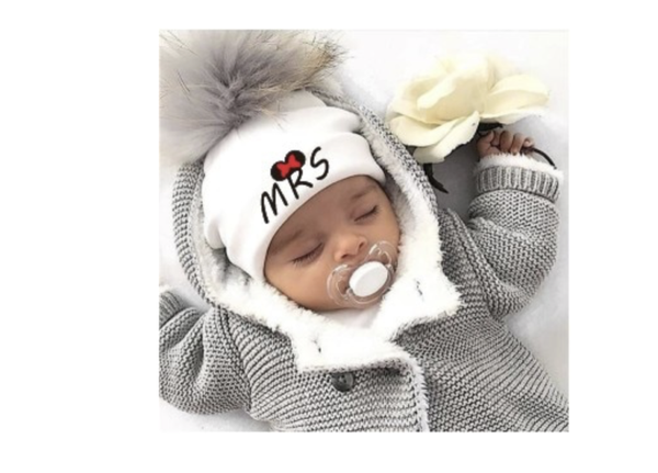 PomPom Muts MRS Wit Baby & Peuter 