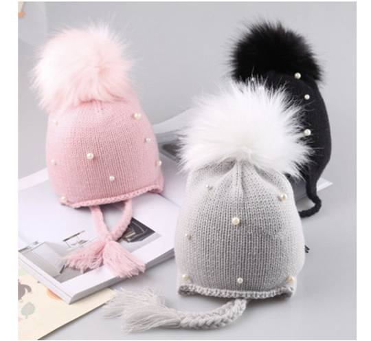 PomParel Muts Zwart Grijs Roze