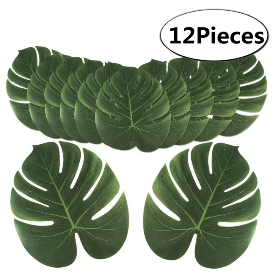 Kunstmatige Tropische Palm Bladeren - 12 stuks