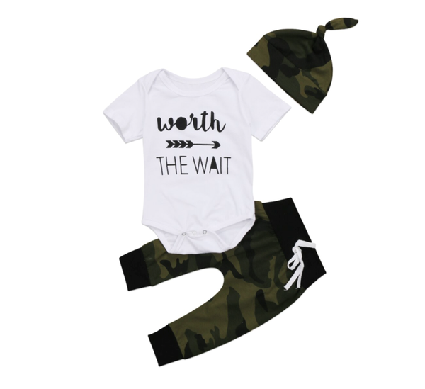 Kledingset Worth The Wait - Camouflage