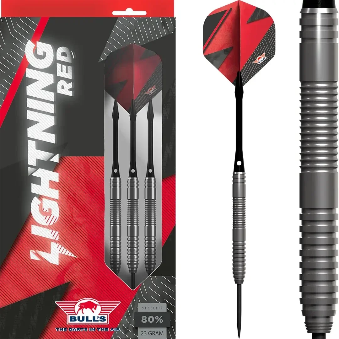 Lightning Red 80% Steeldarts 21/23/25 Gramm