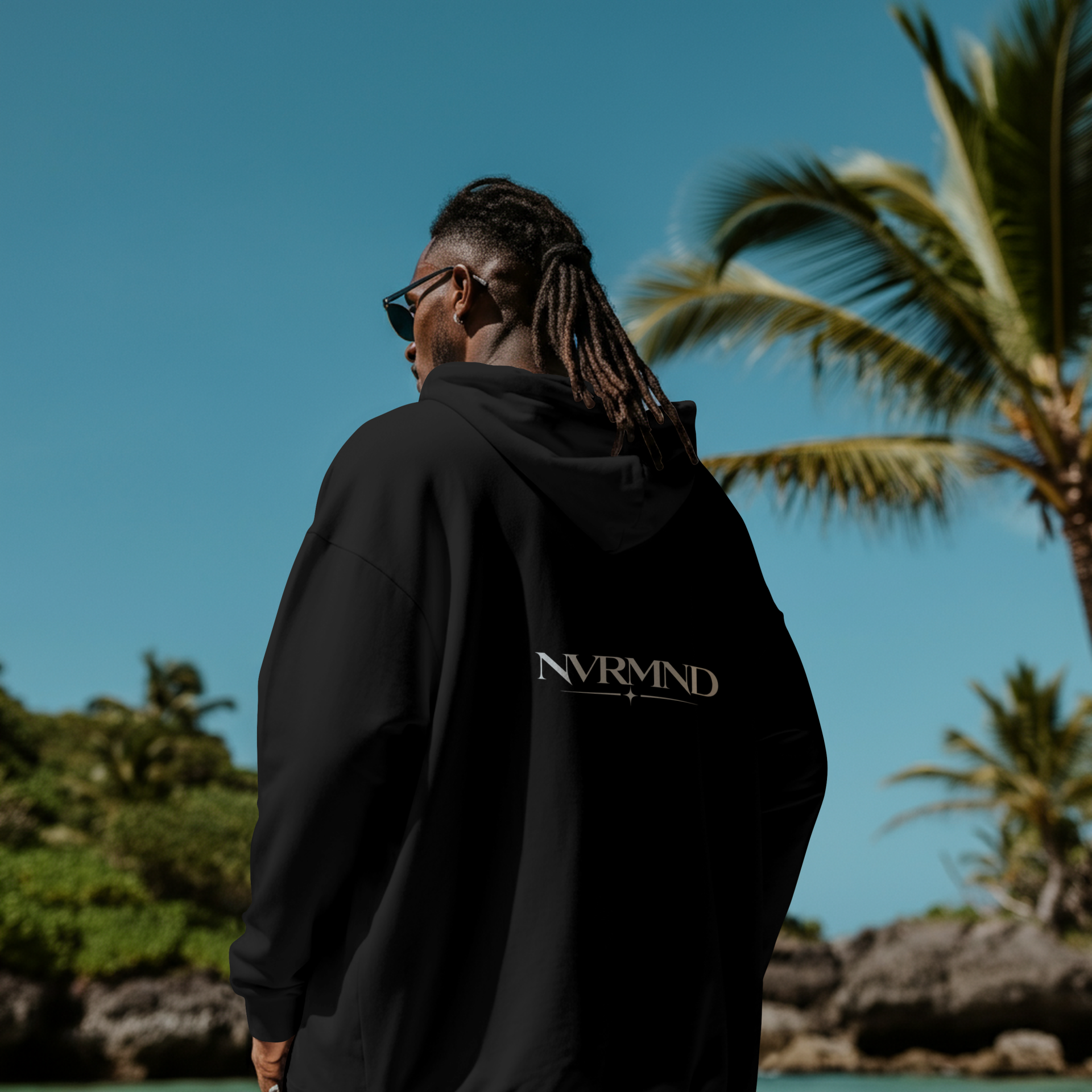 The black Ivory Minimalist Sweater