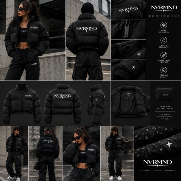 PUFFER CROP TOP