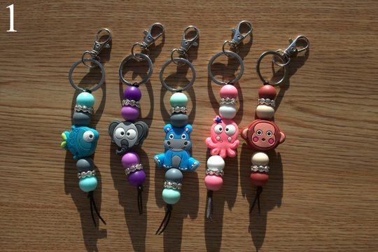 Set of keychains