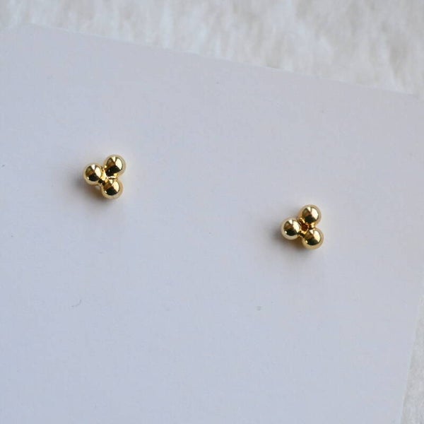 Oorstekers - 3 bolletjes - Stainless Steel