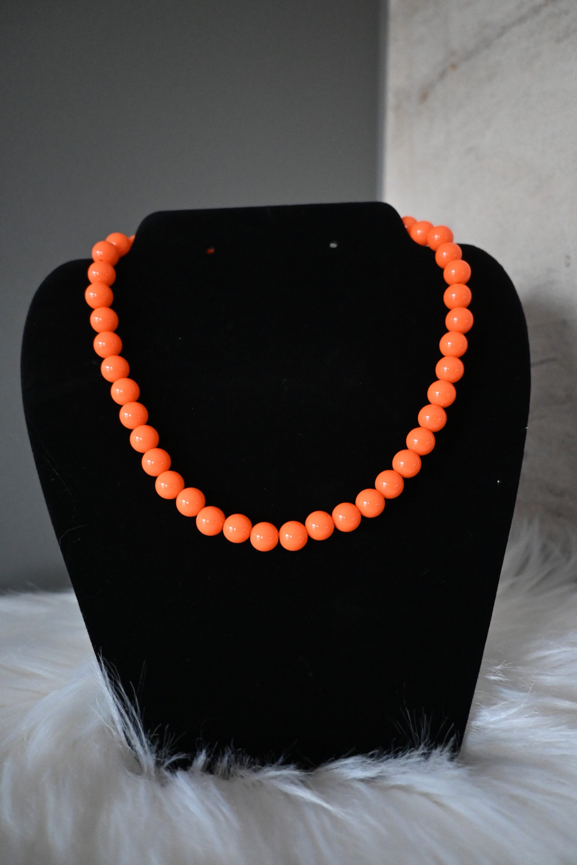 Oranje Parelketting – Zonnig, Speels & Opvallend