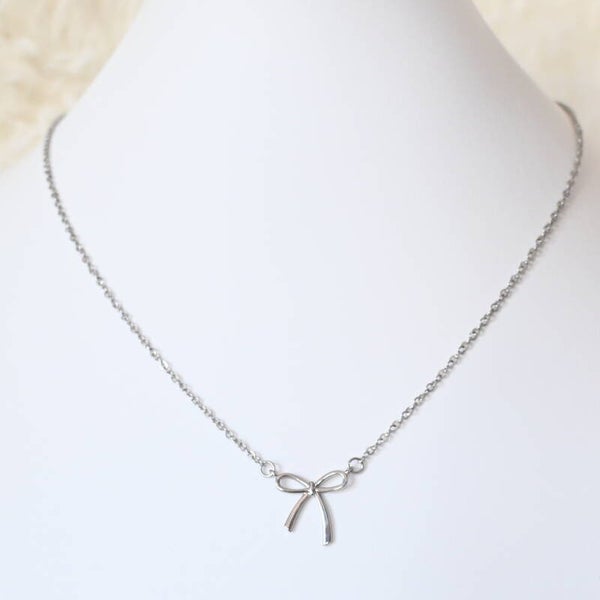 Schattige ketting met strikje