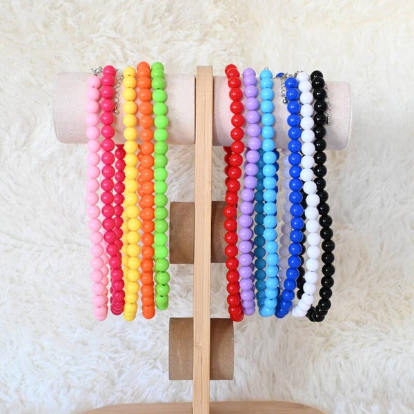 Kleurrijke parelketting – Klassiek met een kleurrijke Twist