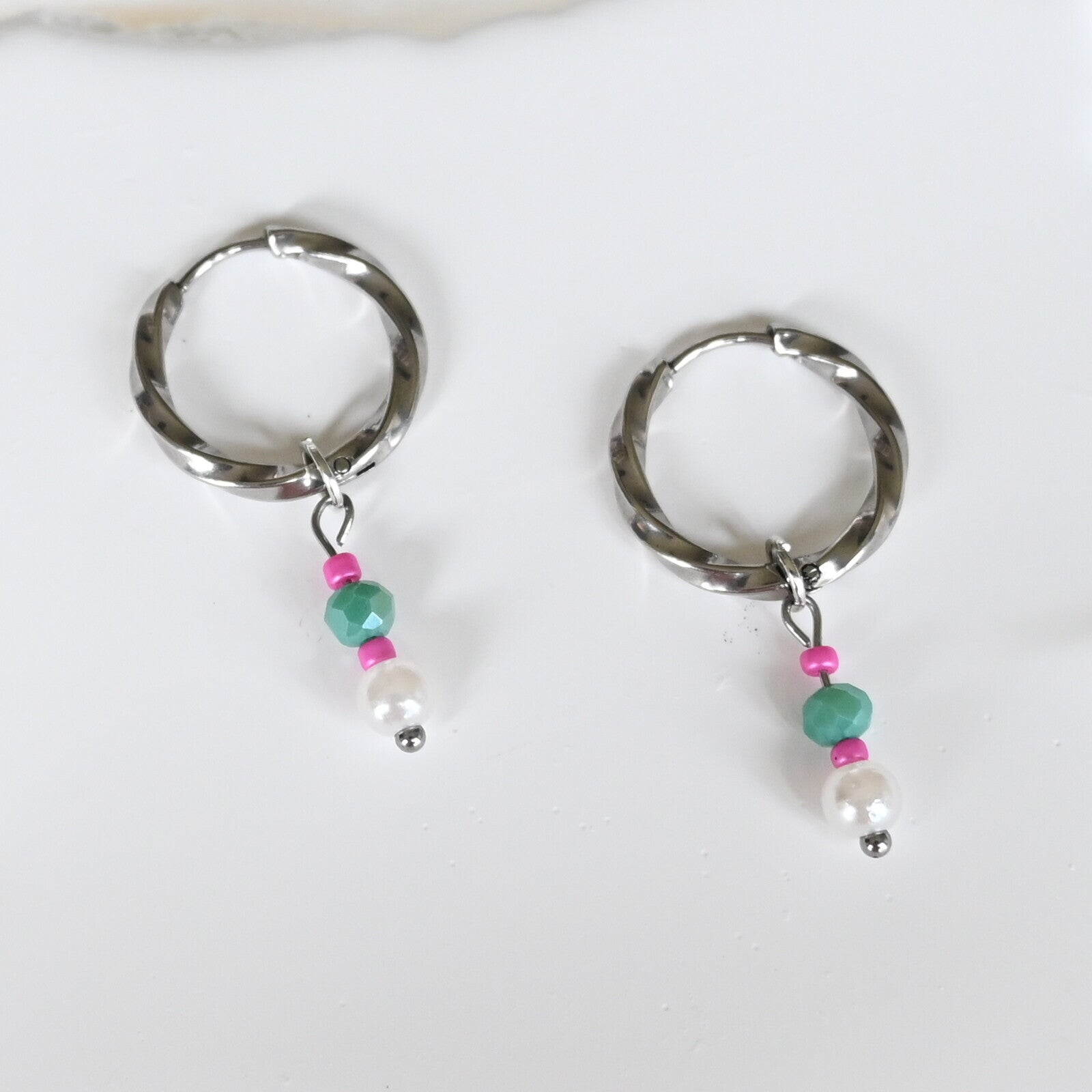 Cotton Candy Hoops