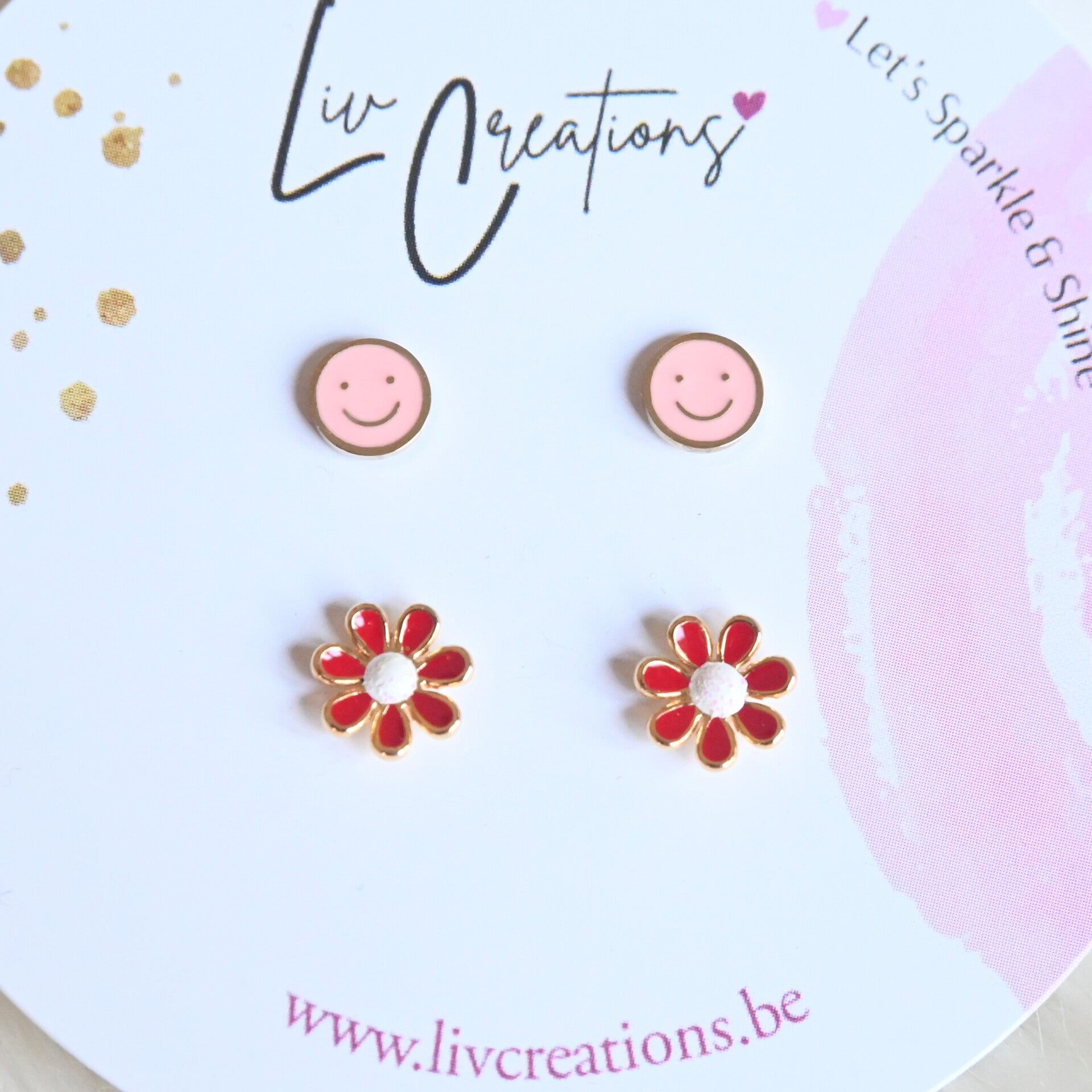 Cherry Smile Oorstekers Duo