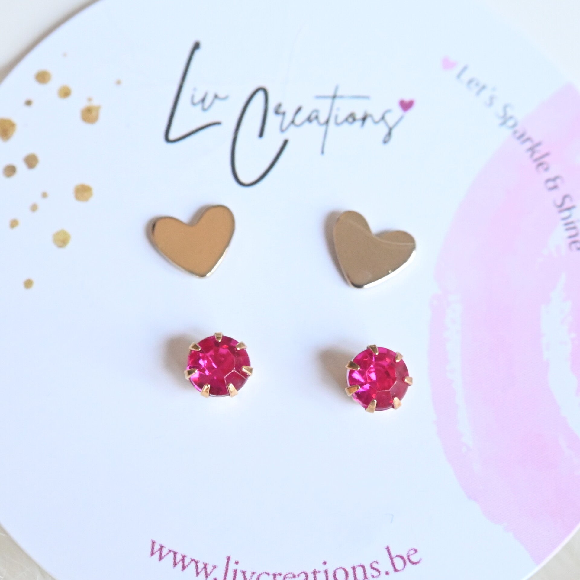 Golden Heart Oorstekers Duo