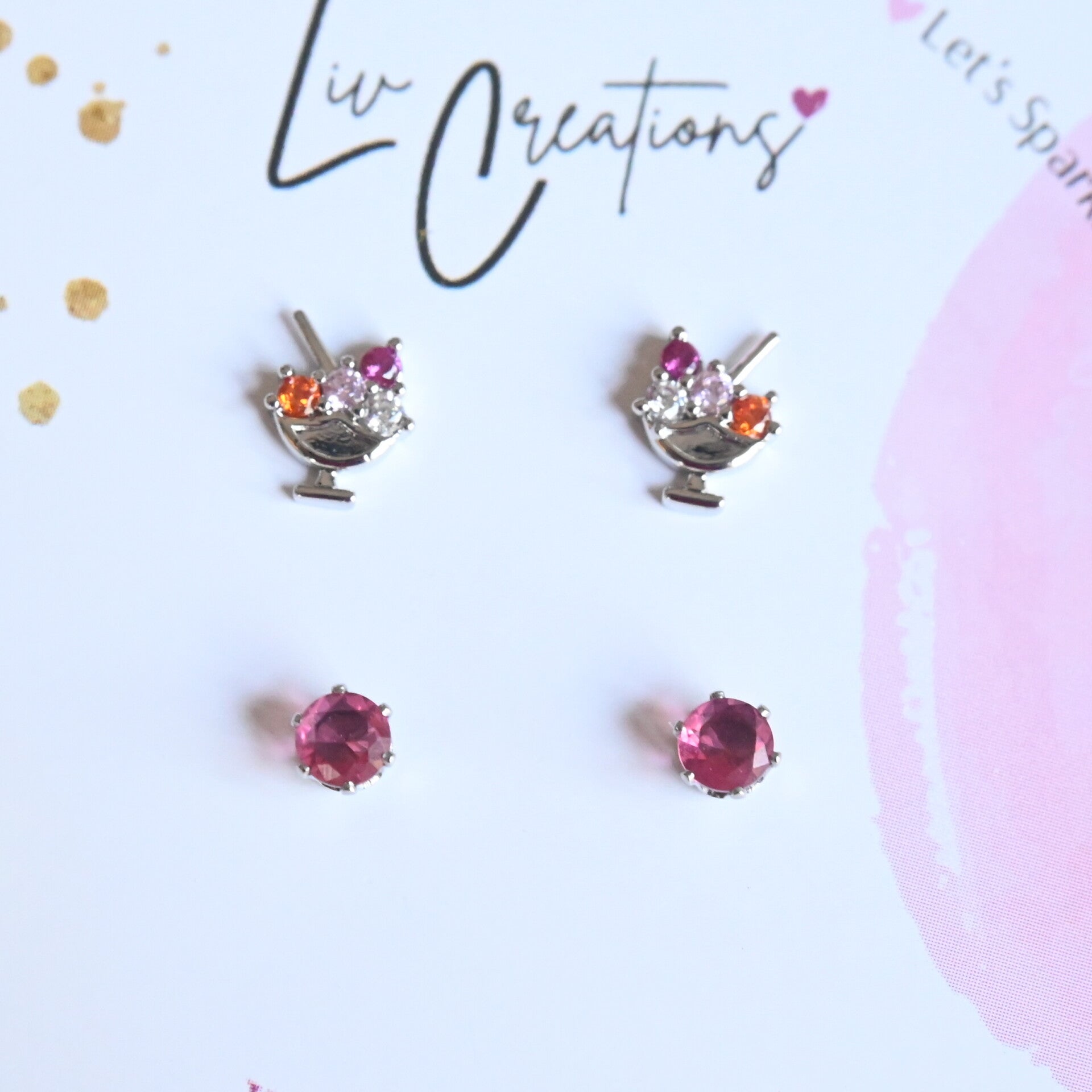 Berry Bliss Oorstekers Duo