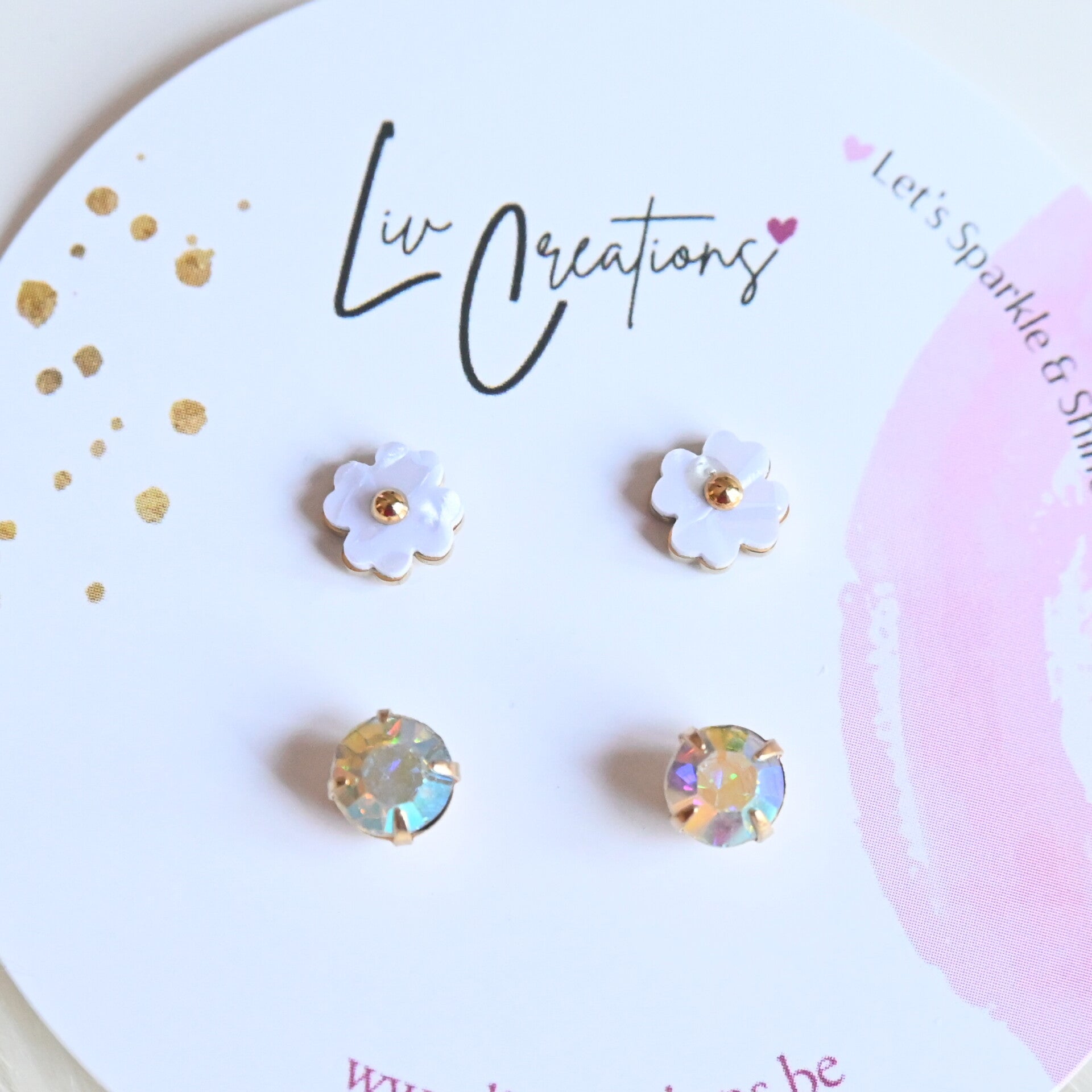 Bloom & Shine Oorstekers Duo