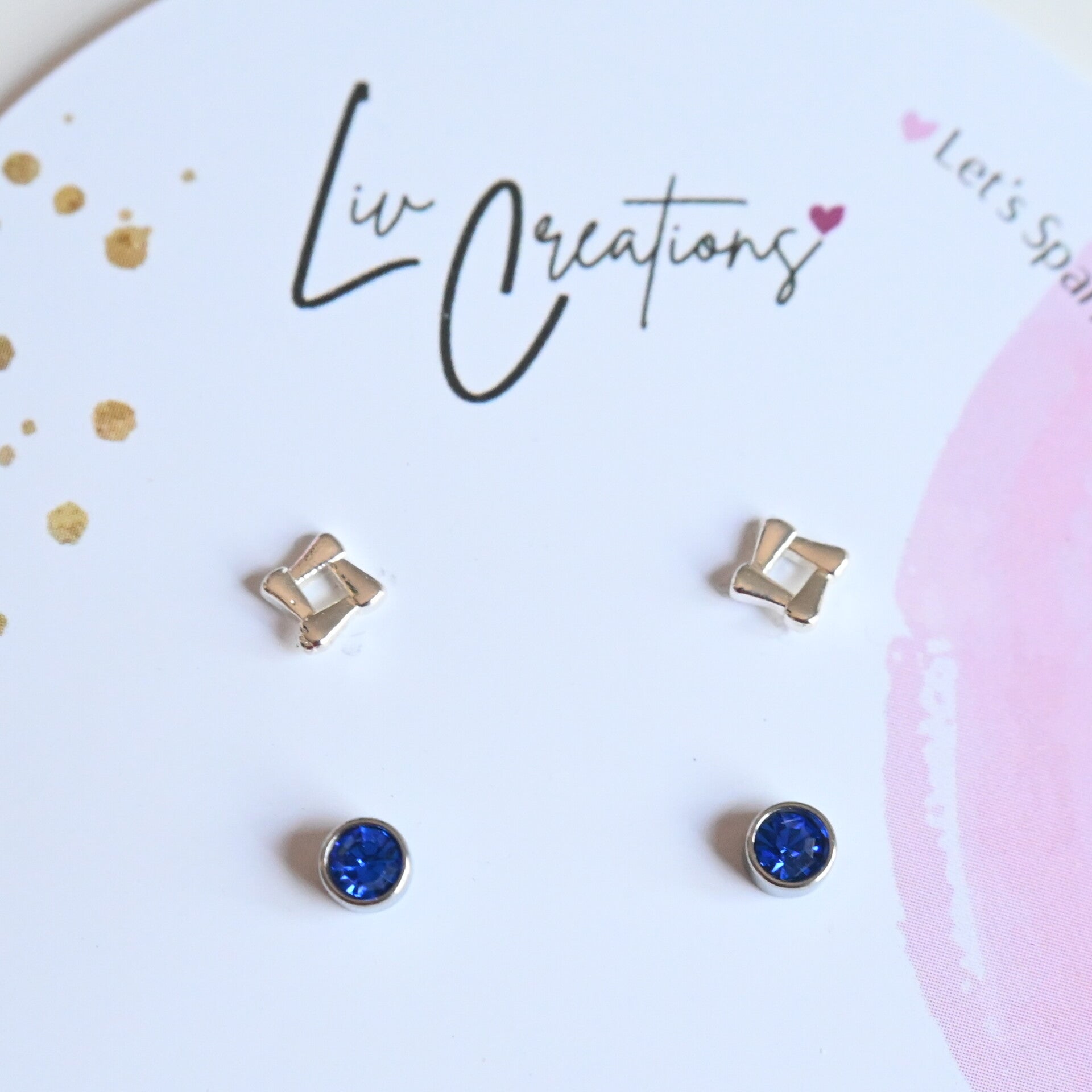 Royal Sparkle Oorstekers Duo