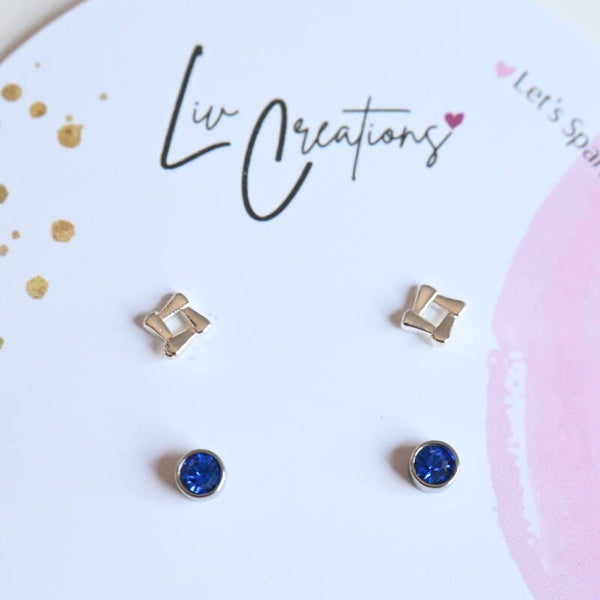 Royal Sparkle Oorstekers Duo