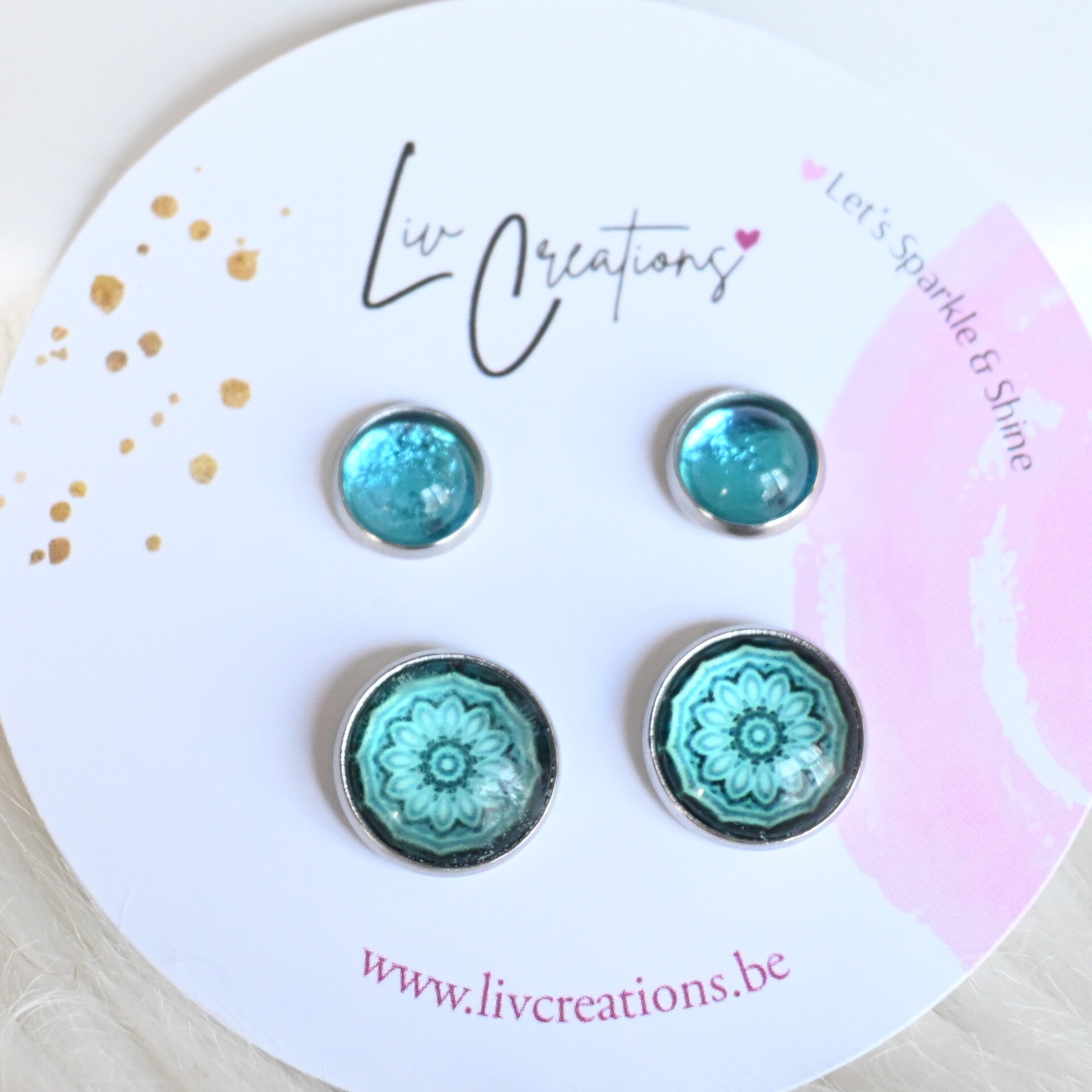 Aqua Mandala Oorstekers Duo