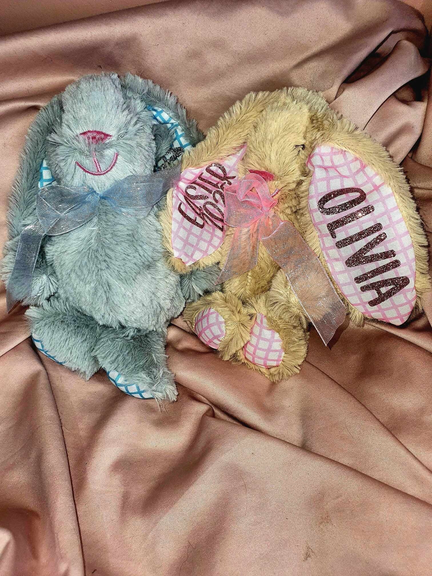 Personalised Easter Bunny Teddy – 21cm Plush Toy