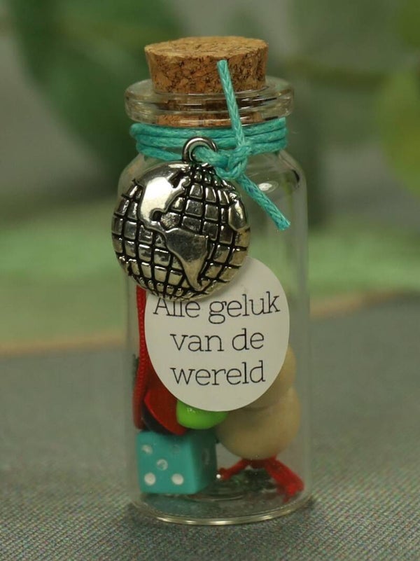 Flesje | Alle geluk van de wereld