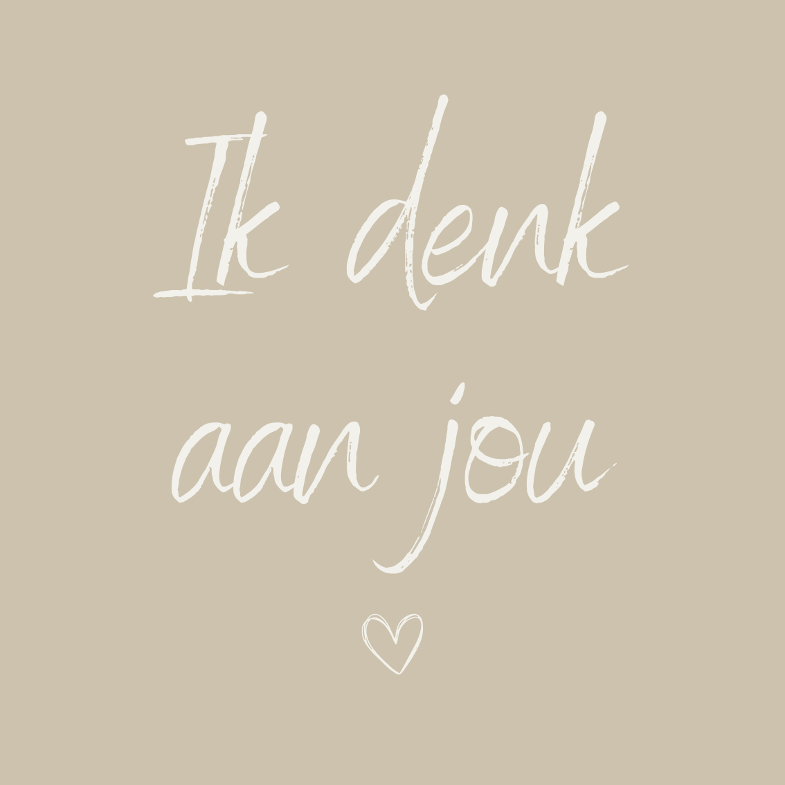 K | Ik denk aan jou