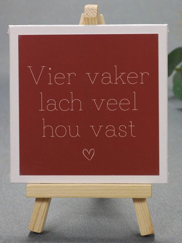 KC | Vier vaker, lach veel, hou vast