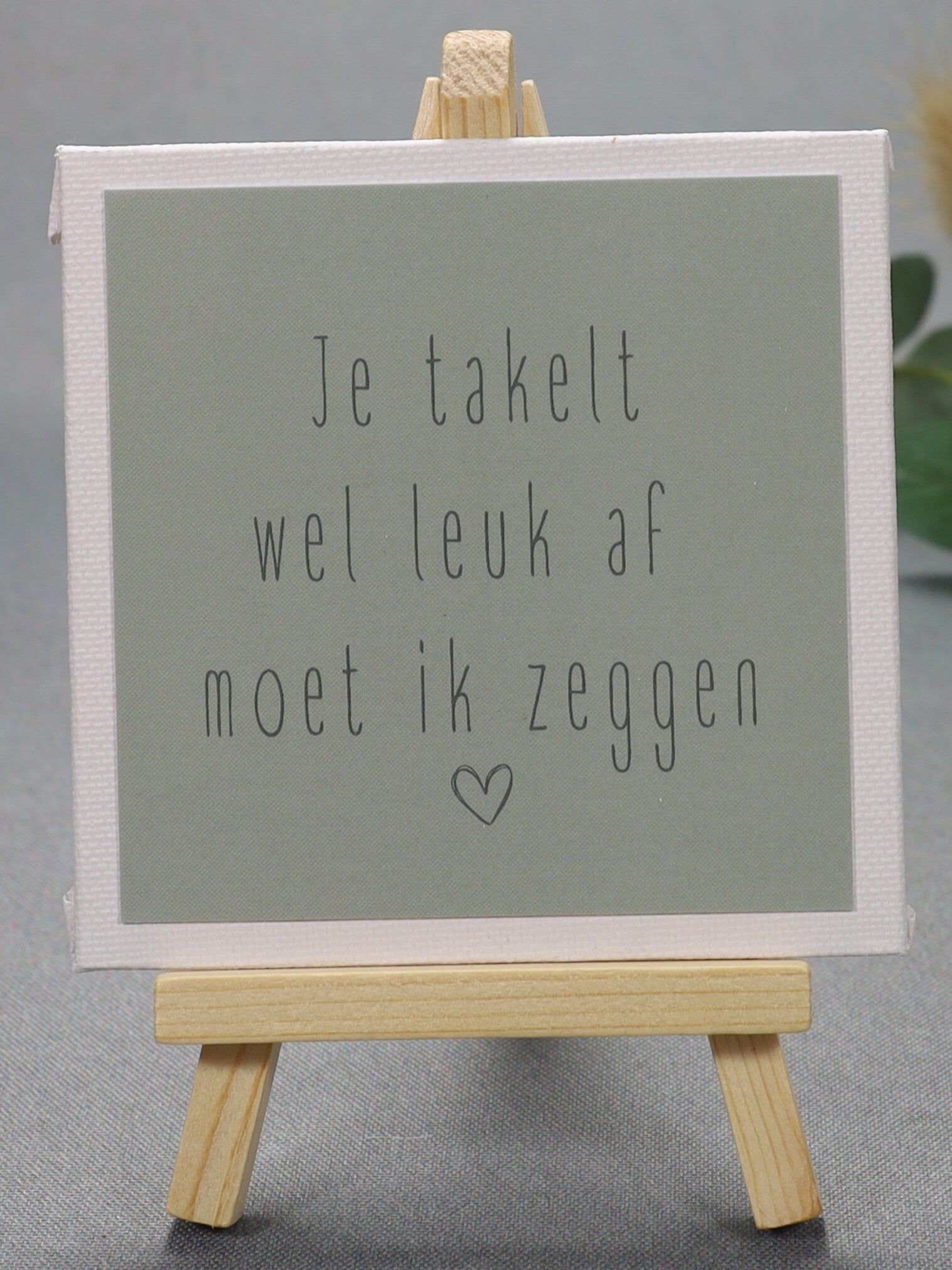 KC | Je takelt wel leuk af