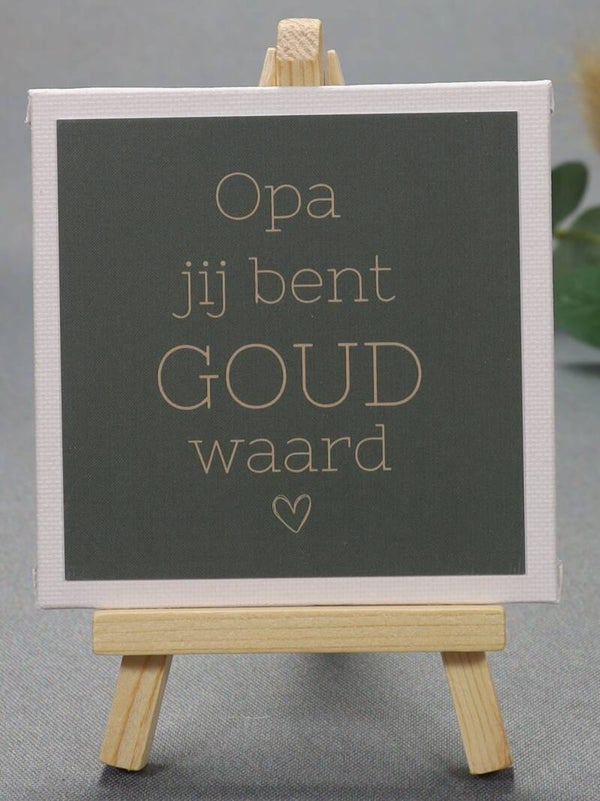 KC | Opa, jij bent goud waard