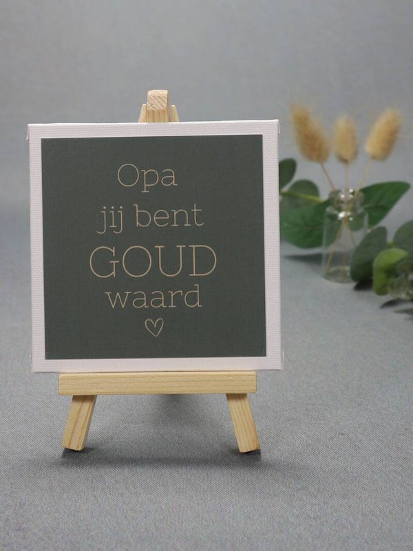 KC | Opa, jij bent goud waard