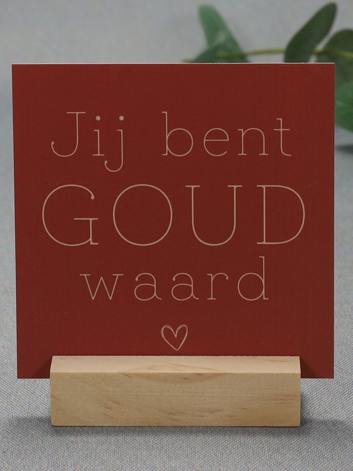 K | Jij bent goud waard